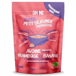 Petit-déjeuner Avoine framboise & banane BIO - 300g - Shine