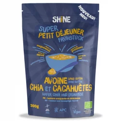 Petit-déjeuner Avoine chia & cacahuète BIO - 300g - Shine