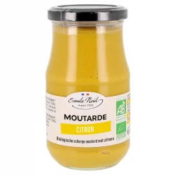 Moutarde forte au citron BIO - 200g - Emile Noël