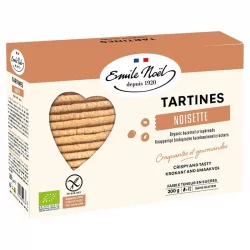 Tartines craquantes aux noisettes BIO - 200g - Emile Noël