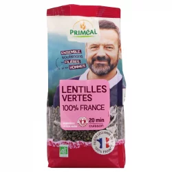 Lentilles vertes BIO - 500g - Priméal