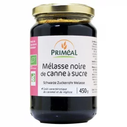 Schwarze BIO-Melasse aus Zuckerrohr - 450g - Priméal