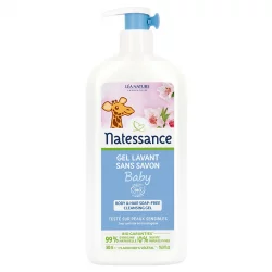 Gel lavant corps & cheveux bébé BIO camomille - 500ml - Natessance