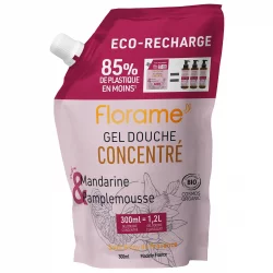 Recharge gel douche concentré BIO mandarine - 300ml - Florame