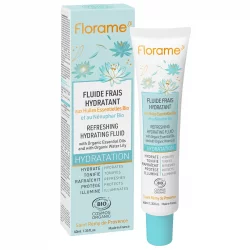Frisches BIO-Fluid feuchtigkeitsspendent Wasserlilie - 40ml - Florame