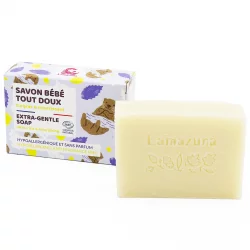 Savon bébé tout doux BIO karité & argile blanche - 100g - Lamazuna