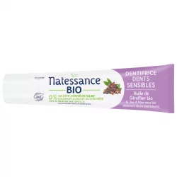 Dentifrice dents sensibles BIO giroflier & aloe vera - 75ml - Natessance