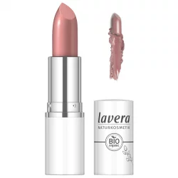 Rouge à lèvres crème brillant BIO N°02 Retro Rose - 4,5g - Lavera