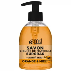 Savon liquide de Marseille orange & miel - 300ml - MKL Green Nature
