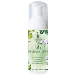Mousse nettoyante lingettes bébé naturelle - 50ml - Bioturm