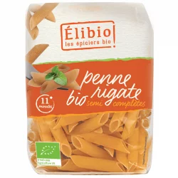 Penne rigate semi-complet BIO - 500g - Élibio