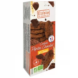 BIO-Cookies Schokostückchen und Kakao - 175g - Élibio