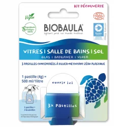 Kit de démarrage - 3 nettoyants éco à fabriquer soi-même - 3 pastilles - Biobaula