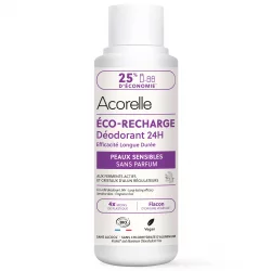 Nachfüller 24H BIO-Deo-Roller empfindliche Haut - 100ml - Acorelle