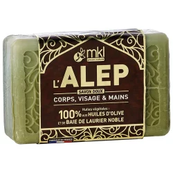 Savonnette d'Alep olive & laurier - 120g - MKL Green Nature