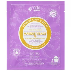 Masque visage tenseur et coup d'éclat naturel abricot - MKL Green Nature