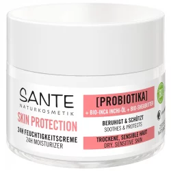 Crème hydratante 24h Skin Protection BIO probiotique - 50ml - Sante