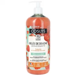 Gelée de douche adoucissante BIO fraise & tomate - 1l - Coslys