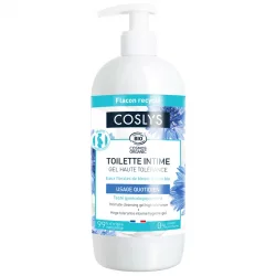 Gel toilette intime haute tolérance BIO bleuet & rose - 450ml - Coslys