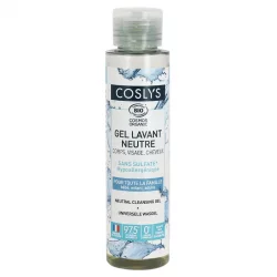 Gel lavant neutre corps, visage & cheveux BIO sans parfum - 100ml - Coslys