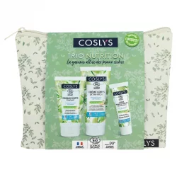 Trousse coffret trio soin corps nutrition BIO amande - Coslys