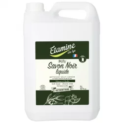 Ökologische schwarze Seife Olive & Lein - 5l - Etamine du Lys
