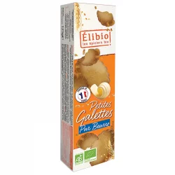 Petites galettes pur beurre BIO - 125g - Élibio
