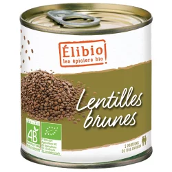 Lentilles en conserve BIO - 400g - Élibio