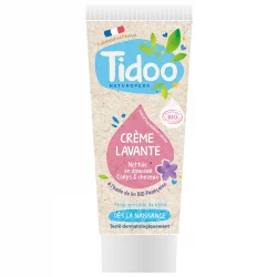 Crème lavante corps & cheveux bébé BIO lin - 200ml - Tidoo