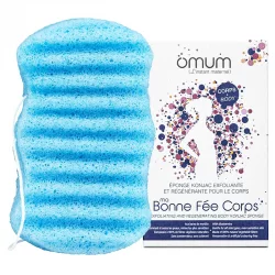 Éponge Konjac exfoliante & régénérante pour le corps - Omum