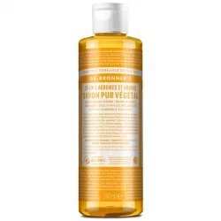 Savon liquide 18-en-1 BIO agrumes & orange - 240ml - Dr. Bronner's