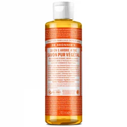 18-in-1 Flüssigseife BIO Teebaum - 240ml - Dr. Bronner's