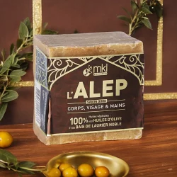 Aleppo-Seife Oliven & Lorbeer - 200g - MKL Green Nature