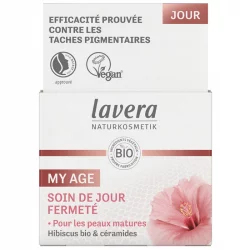 Soin de jour fermeté BIO hibiscus & céramides - 50ml - Lavera