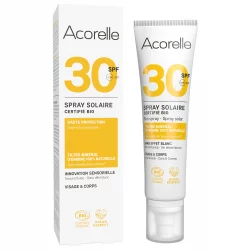 Spray solaire visage & corps BIO IP 30 - 100ml - Acorelle