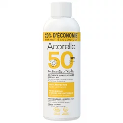 Recharge spray solaire visage & corps enfant BIO IP 50 - 150ml - Acorelle