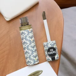 Ombre à paupières liquide nacrée vert végétal BIO - 6.5g - Charlotte Bio