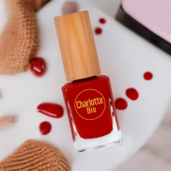 Vernis à ongles brillant rouge parfait - 10ml - Charlotte Bio