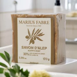 Savon d'Alep olive & 30% laurier - 170g - Marius Fabre