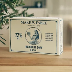 Coffret cadeau de 6 savons de Marseille olive - 6x400g - Marius Fabre