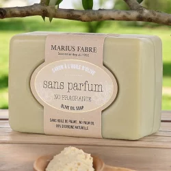 Seife mit Olivenöl ohne Parfüm - 100g - Marius Fabre