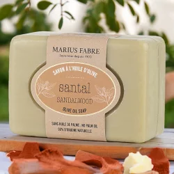 Seife mit Olivenöl & Sandelholz - 100g - Marius Fabre