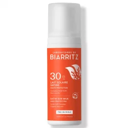 Lait solaire satiné naturel IP 30 - 100ml - Laboratoires de Biarritz