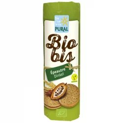 Biscuits fourrés ronds épeautre & chocolat BIO - 300g - Pural