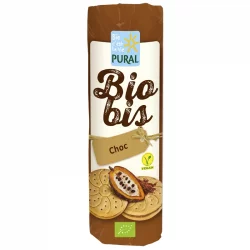 Biscuits fourrés ronds chocolat BIO - 300g - Pural