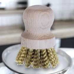 Brosse casserole laiton - La droguerie écologique