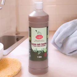 Flüssige schwarze Seife Olivenöl BIO - 1l - La droguerie écologique