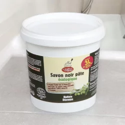 Schwarze Seifenpaste Olivenöl BIO - 1kg - La droguerie écologique