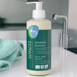 Flüssigseife für Hände, Gesicht & Körper Rosmarin Öko - 300ml - Sonett﻿