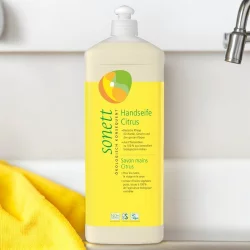 Savon liquide mains, visage & corps citrus ECO - 1l - Sonett﻿